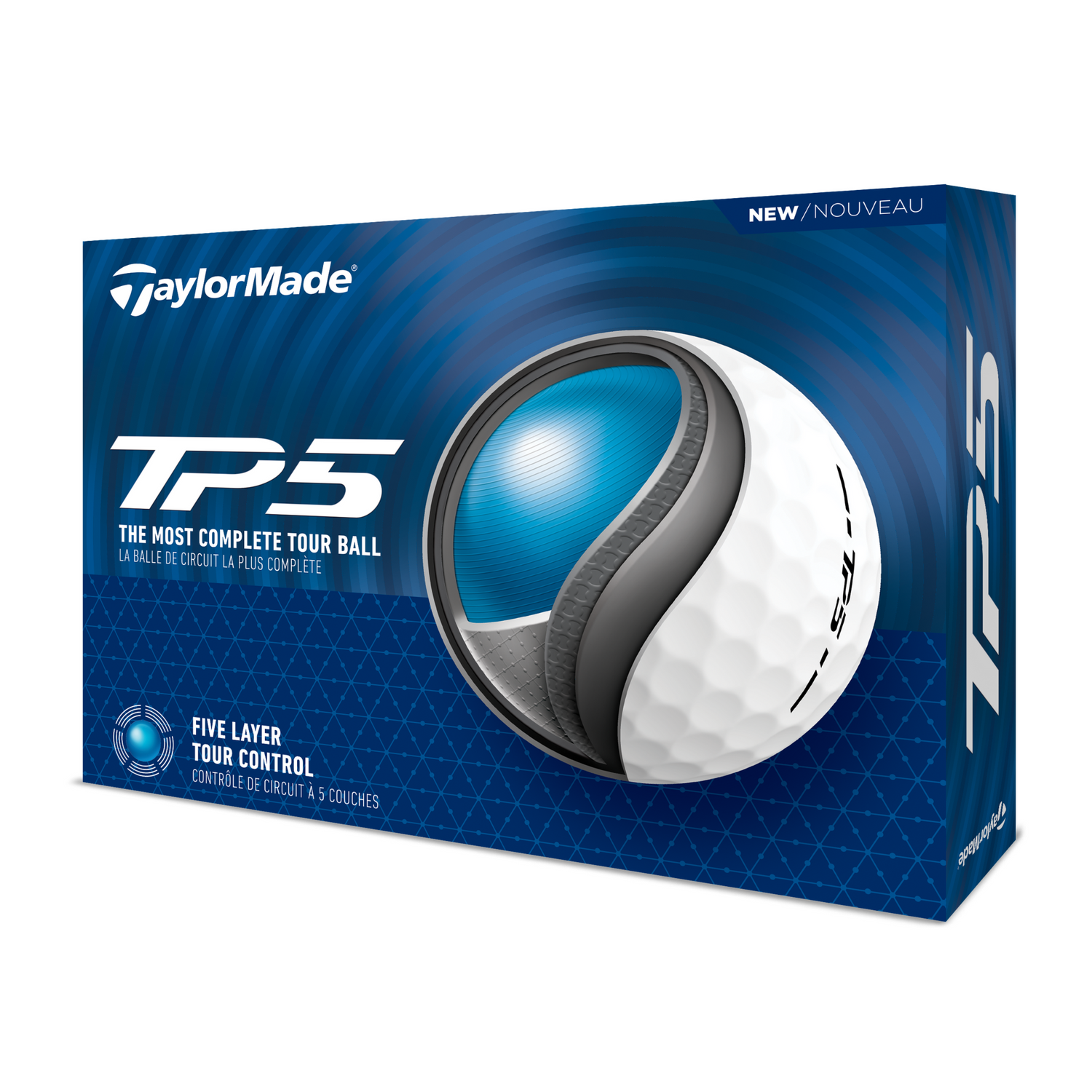 TaylorMade TP5 Golf Balls 2024 - White   