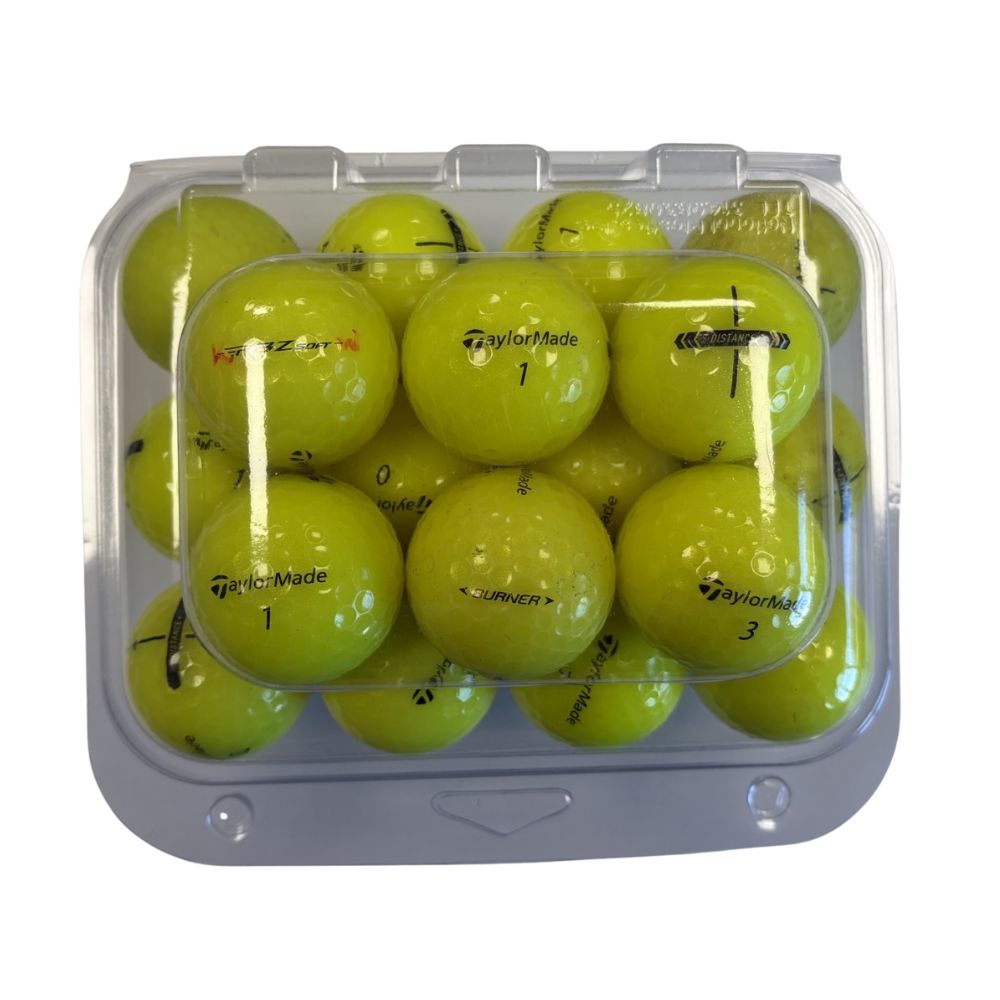 TaylorMade Grade C Recycled Golf Balls - 24 Pack - Yellow