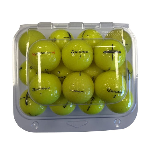 TaylorMade Grade C Recycled Golf Balls - 24 Pack - Yellow
