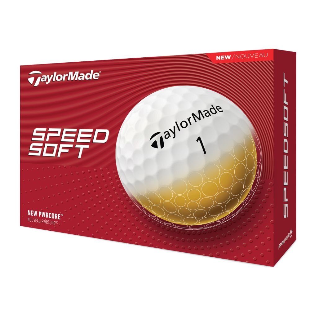 TaylorMade SpeedSoft Golf Balls Plus Bonus Sleeve - 3 Free Ink Balls