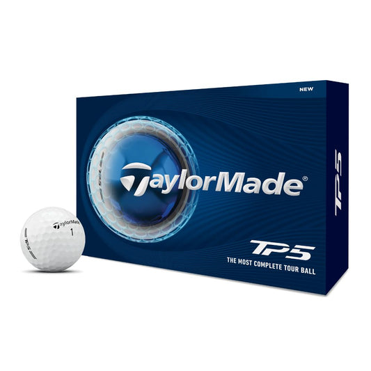 TaylorMade TP5 Golf Balls 2026 - White - 4 FOR 3 OFFER