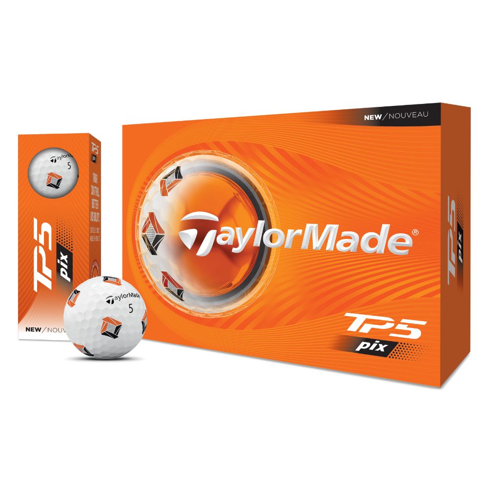 TaylorMade TP5 Pix Golf Balls 2026 - White - 4 FOR 3 OFFER