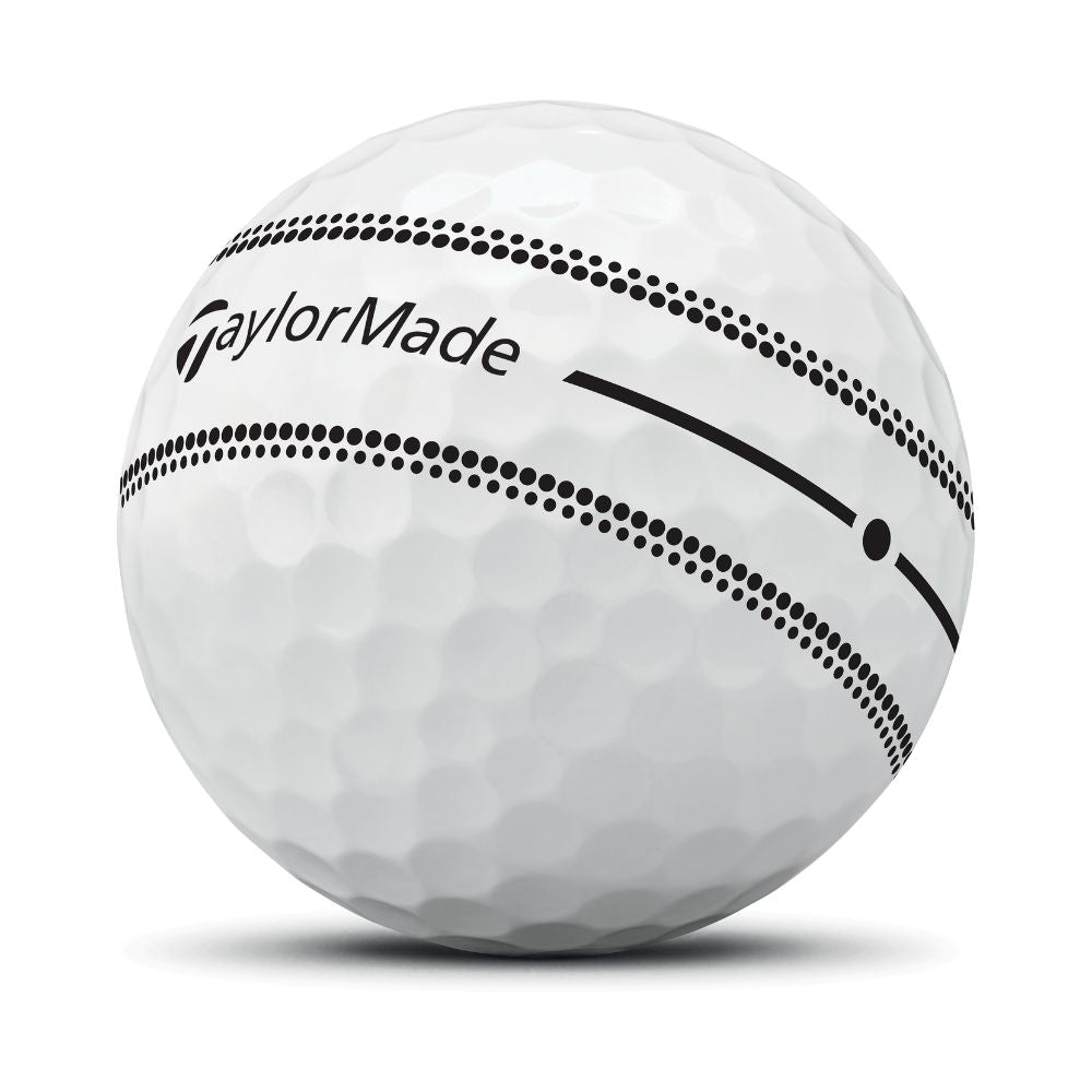 TaylorMade TP5 Stripe Golf Balls 2026 - White - 4 FOR 3 OFFER