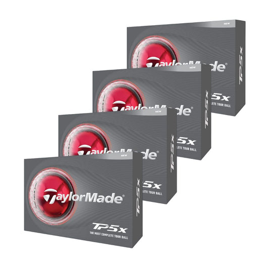 TaylorMade TP5x Golf Balls 2026 - White - 4 FOR 3 PERSONALISED OFFER White