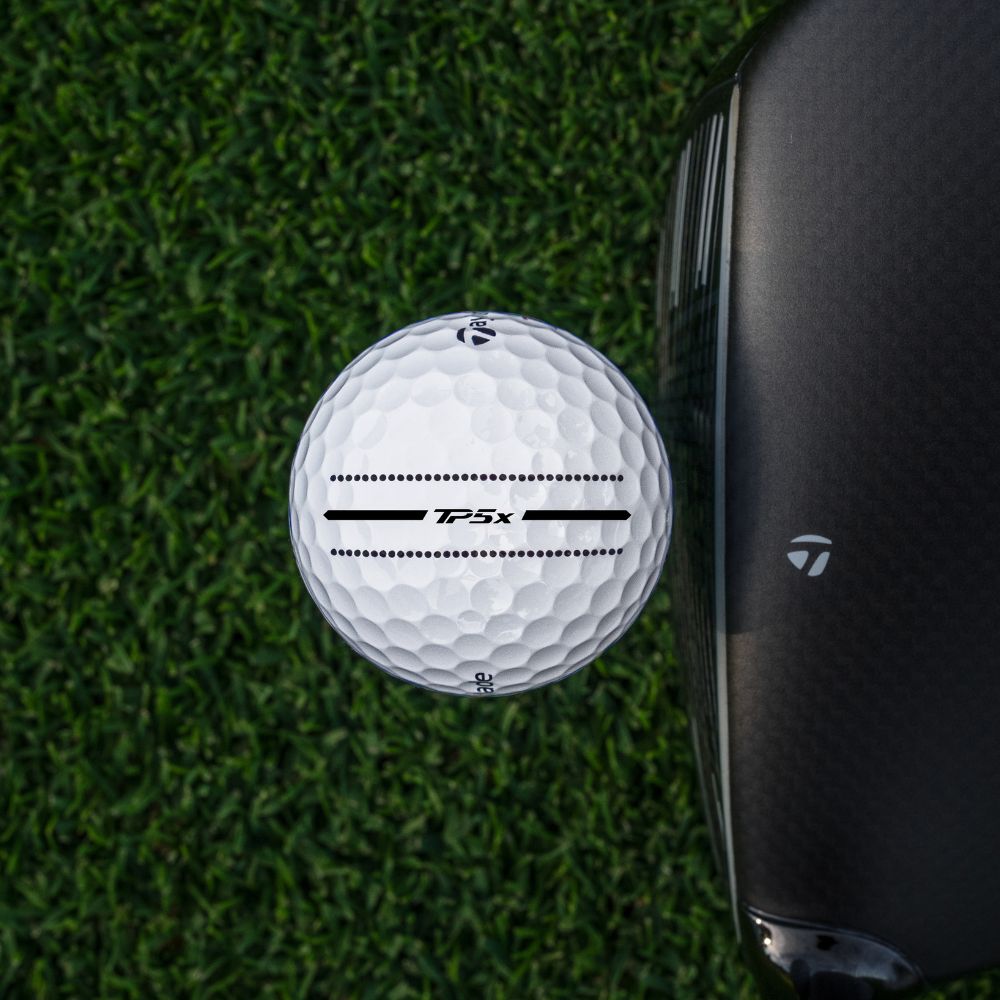TaylorMade TP5x Performance Stripe Golf Balls 2026 - Half Dozen