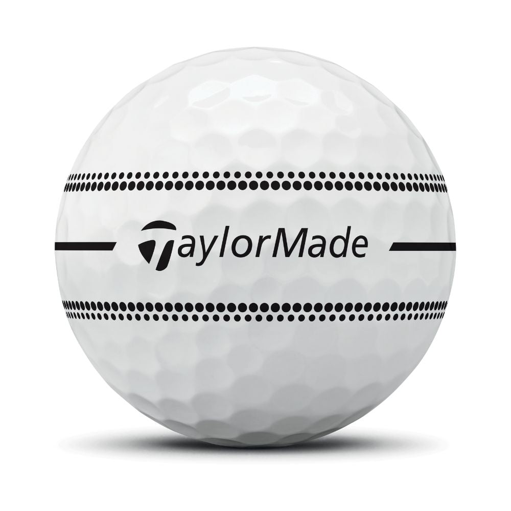 TaylorMade TP5x Stripe Golf Balls 2026 - White - 4 FOR 3 OFFER