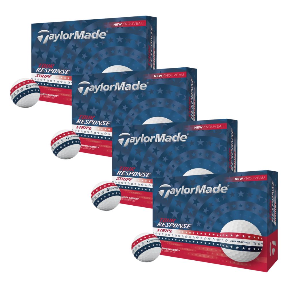 TaylorMade Tour Response Stripe Golf Balls 2025 - USA 4 For 3 OFFER USA