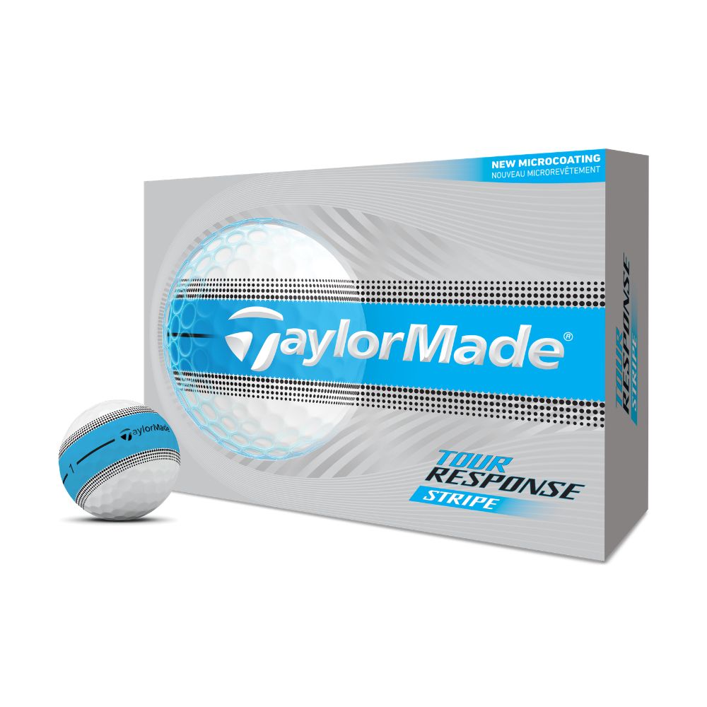 TaylorMade Tour Response Stripe Golf Balls 2026 - Blue