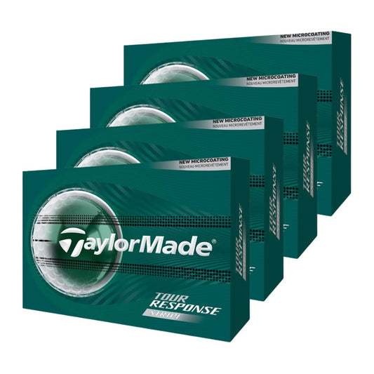 TaylorMade Tour Response Stripe Golf Balls 2026 - Clear Stripe - 4 FOR 3 OFFER Clear