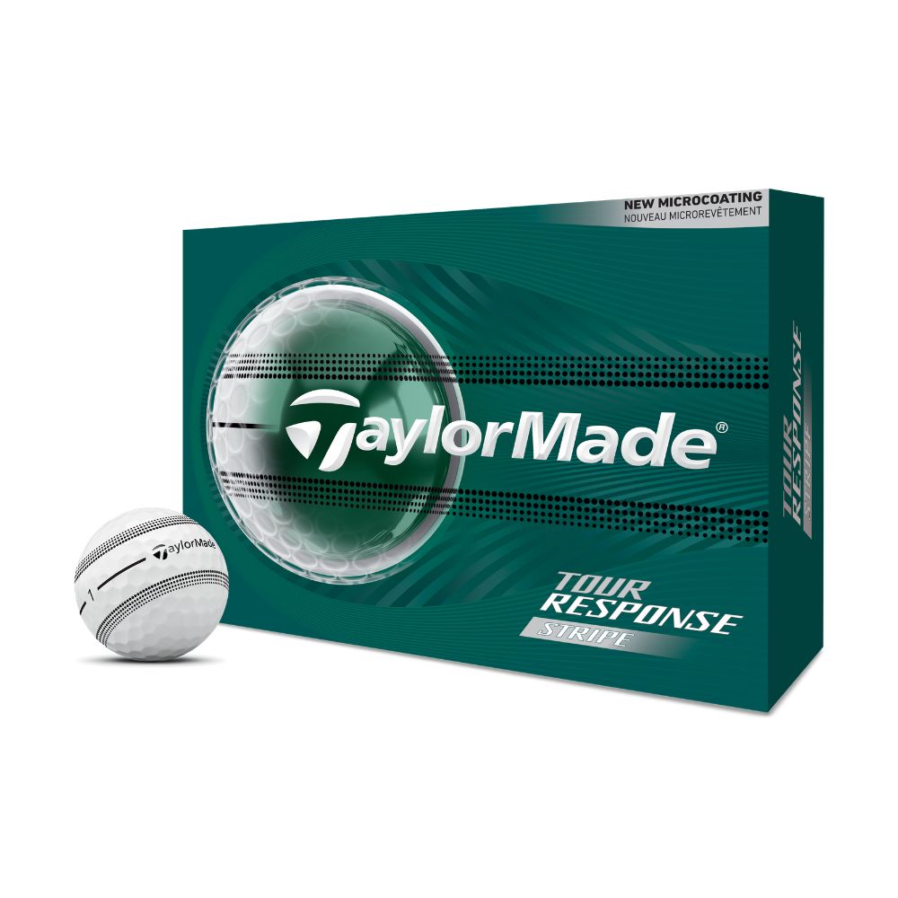 TaylorMade Tour Response Stripe Golf Balls 2026 - Clear Stripe