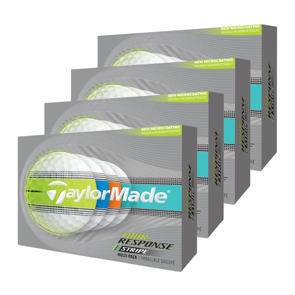 TaylorMade Tour Response Stripe Golf Balls 2026 - Multi - 4 FOR 3 OFFER Multi