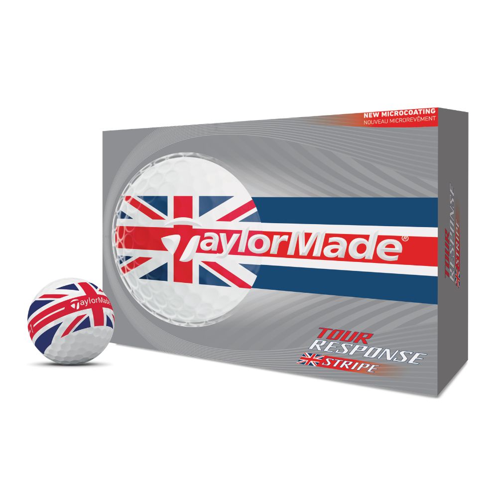 TaylorMade Tour Response Stripe Golf Balls 2026 - UK Design