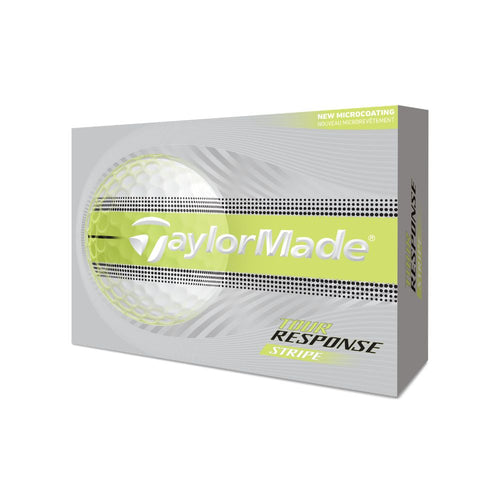 TaylorMade Tour Response Stripe Golf Balls 2026 - Yellow Yellow