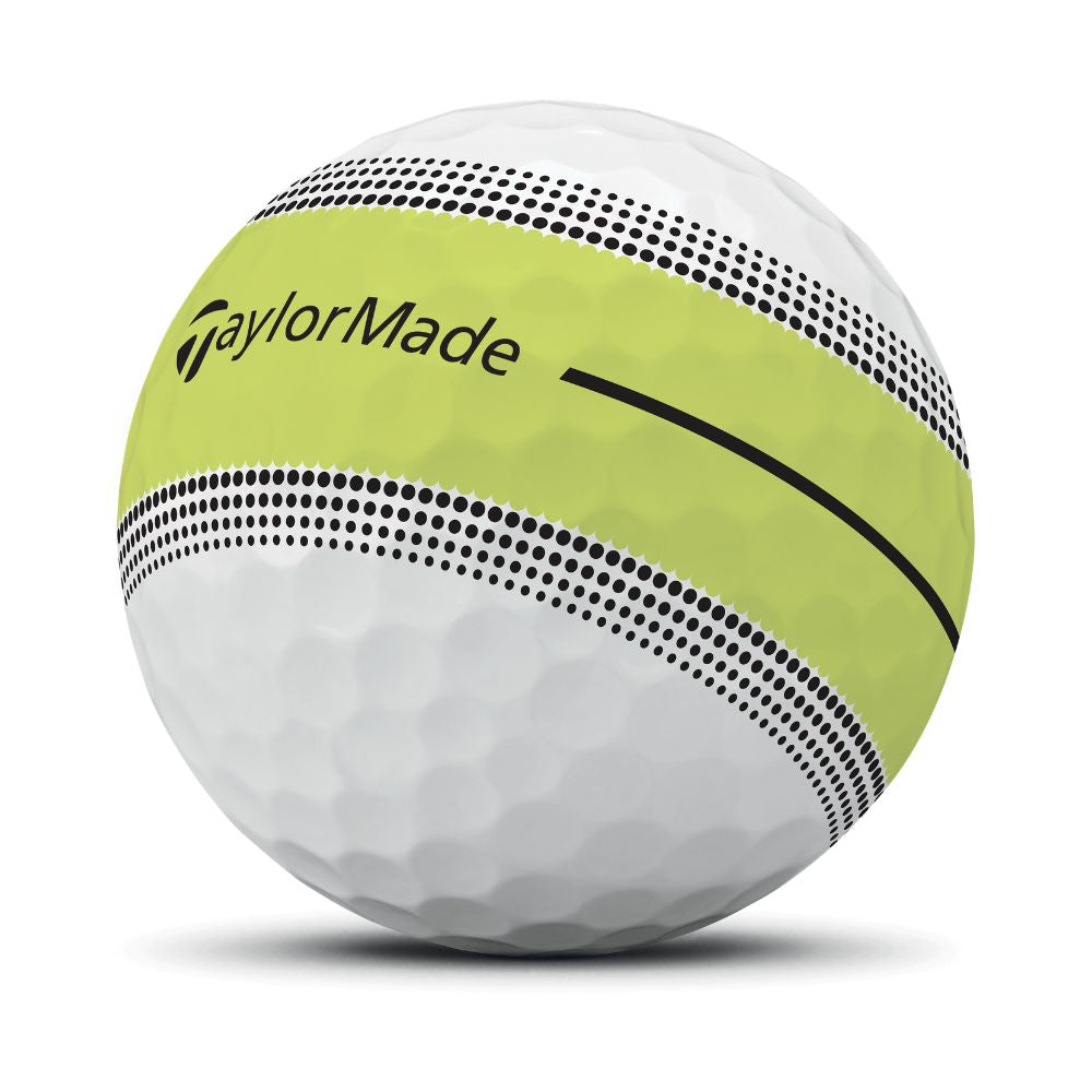 TaylorMade Tour Response Stripe Golf Balls 2026 - Yellow