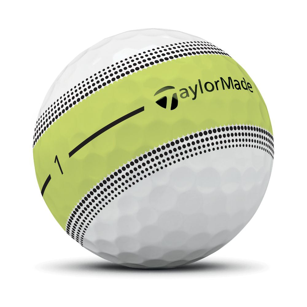 TaylorMade Tour Response Stripe Golf Balls 2026 - Yellow