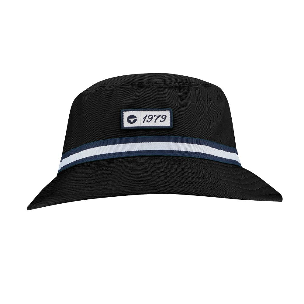 TaylorMade Vintage Twill Golf Bucket Hat 2026 - Black Black S/M