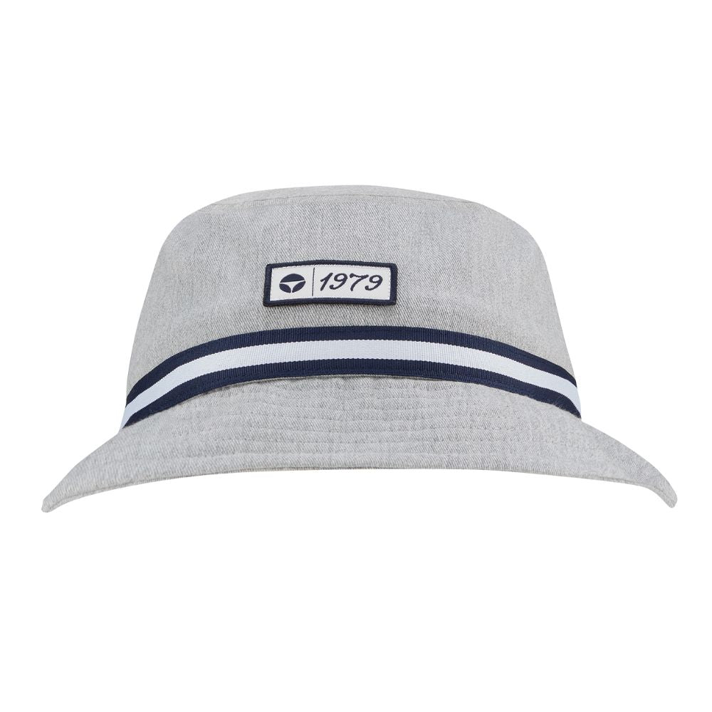 TaylorMade Vintage Twill Golf Bucket Hat 2026 - Grey Grey S/M
