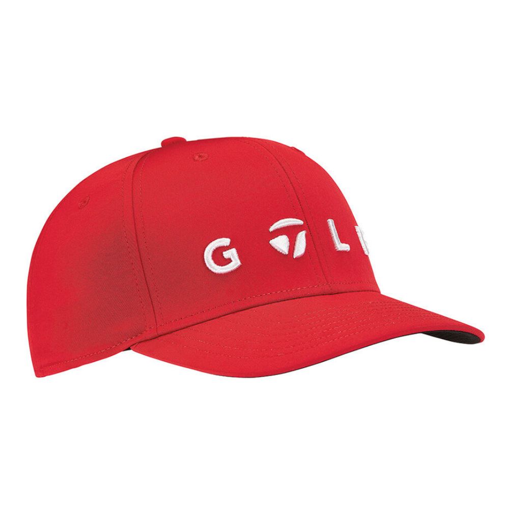 TaylorMade Lifestyle Logo Adjustable Golf Cap 2025 - Red Red