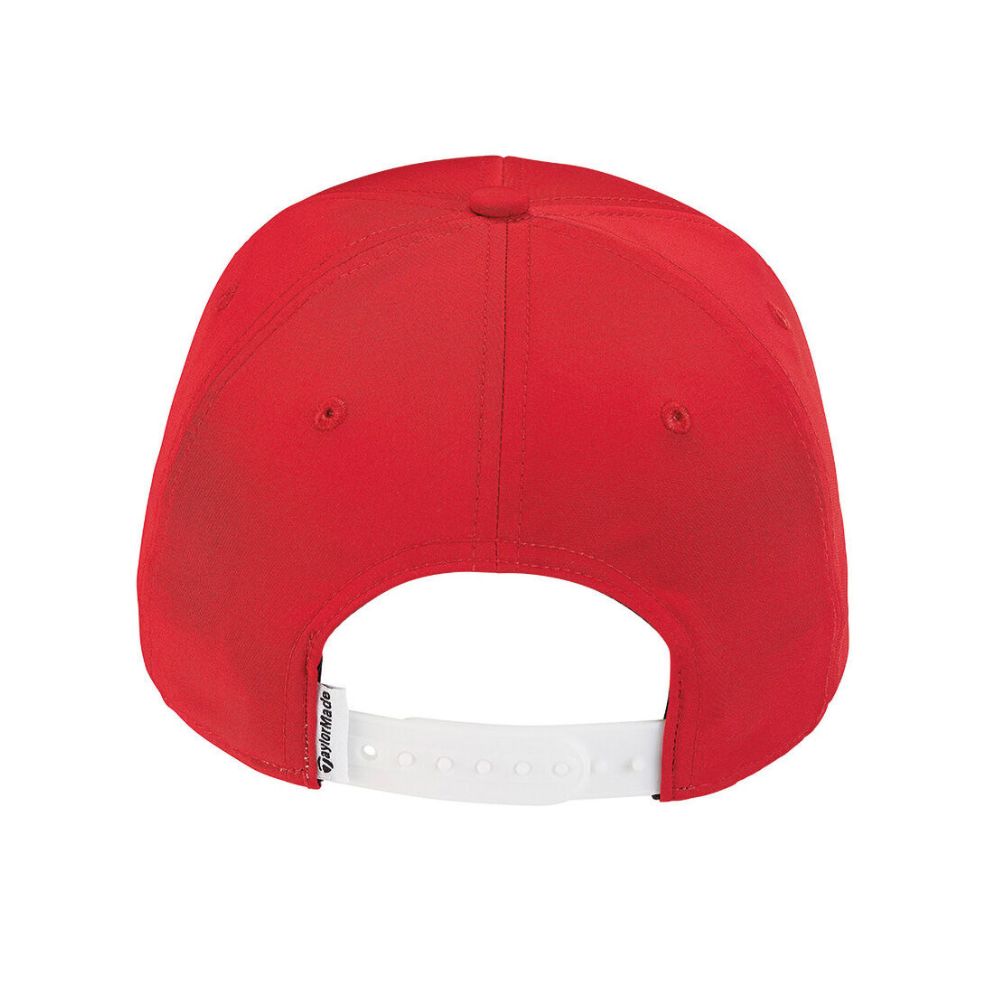 TaylorMade Lifestyle Logo Adjustable Golf Cap 2025 - Red