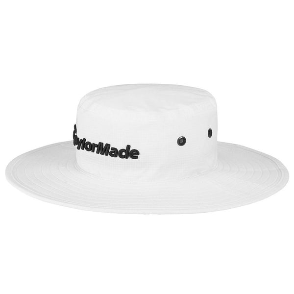 TaylorMade Metal Eyelet Bucket Hat 2026 - White – Major Golf Direct