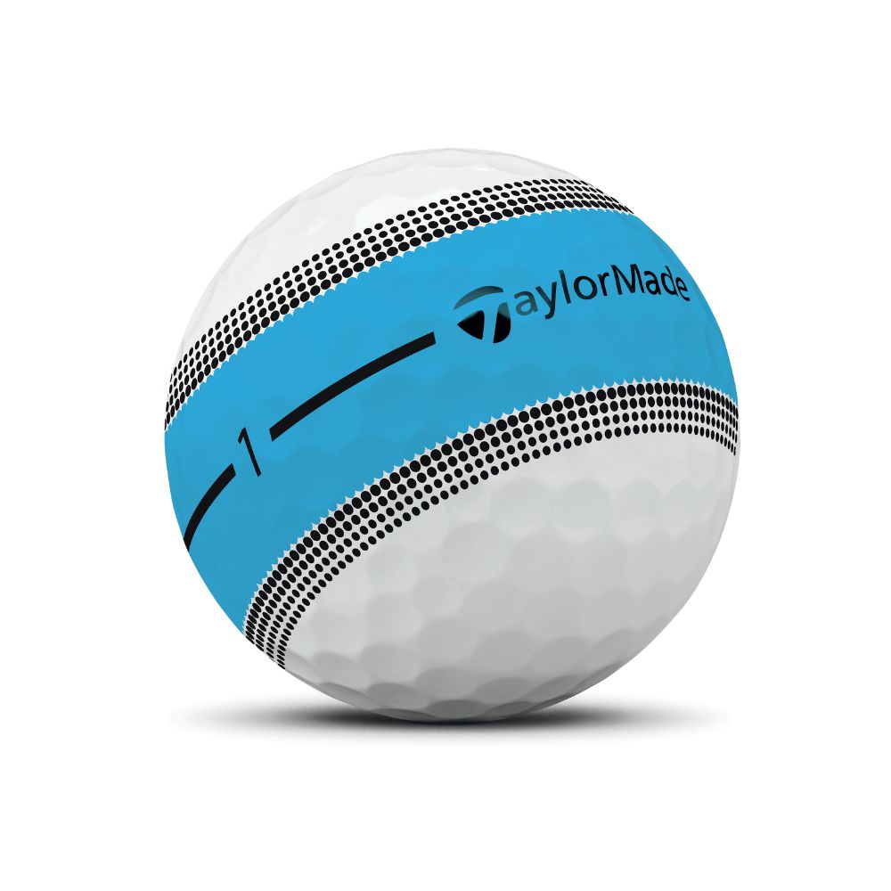 TaylorMade Tour Response Stripe Golf Balls 2025 - Neon Blue