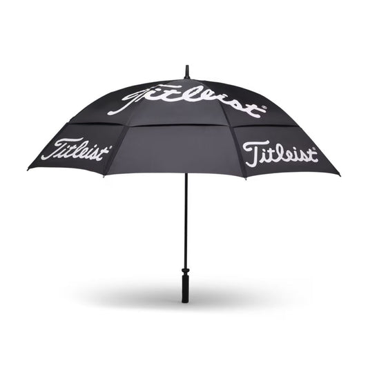 Titleist Tour Double Canopy Umbrella - Black / White Black / White