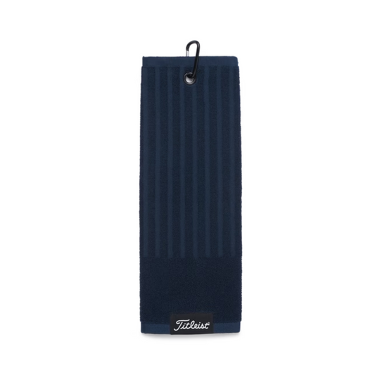 Titleist Trifold Golf Towel Black  