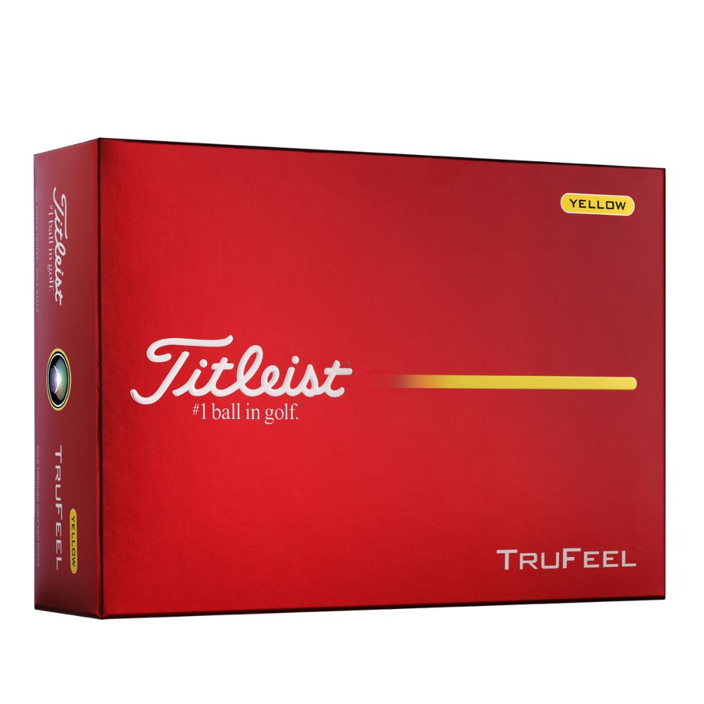 Titleist TruFeel Golf Balls 2026 - Yellow Yellow