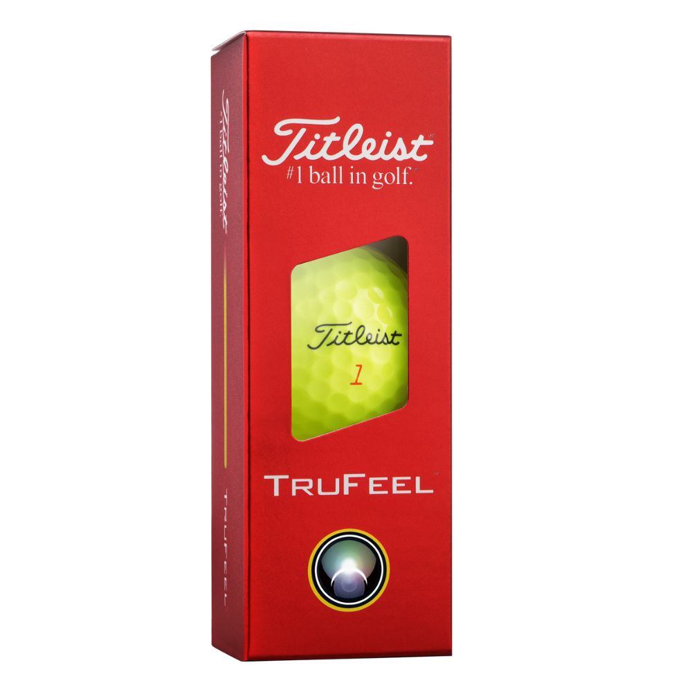 Titleist TruFeel Golf Balls 2026 - Yellow