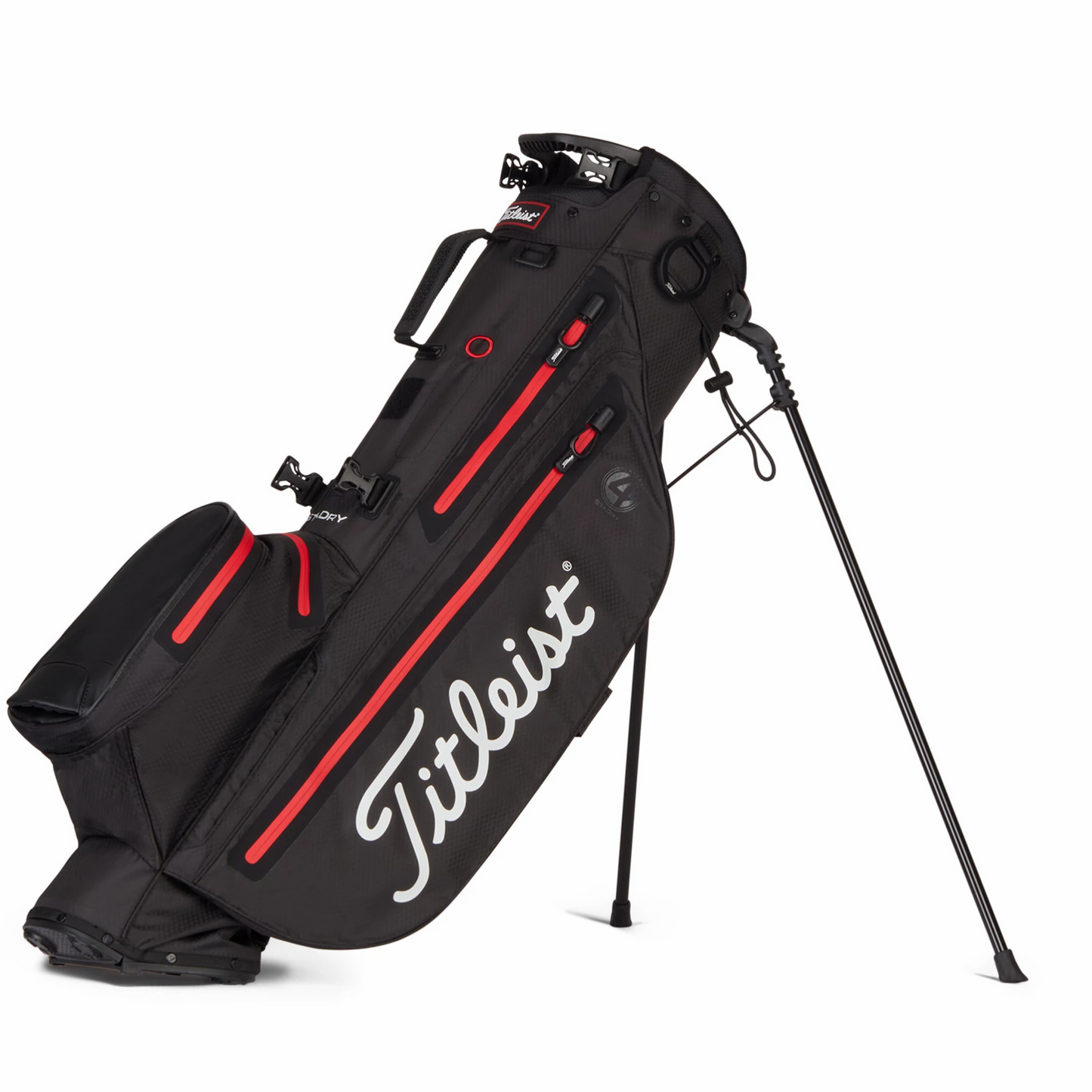Titleist Players 4 StaDry Stand Bag Black / Red  