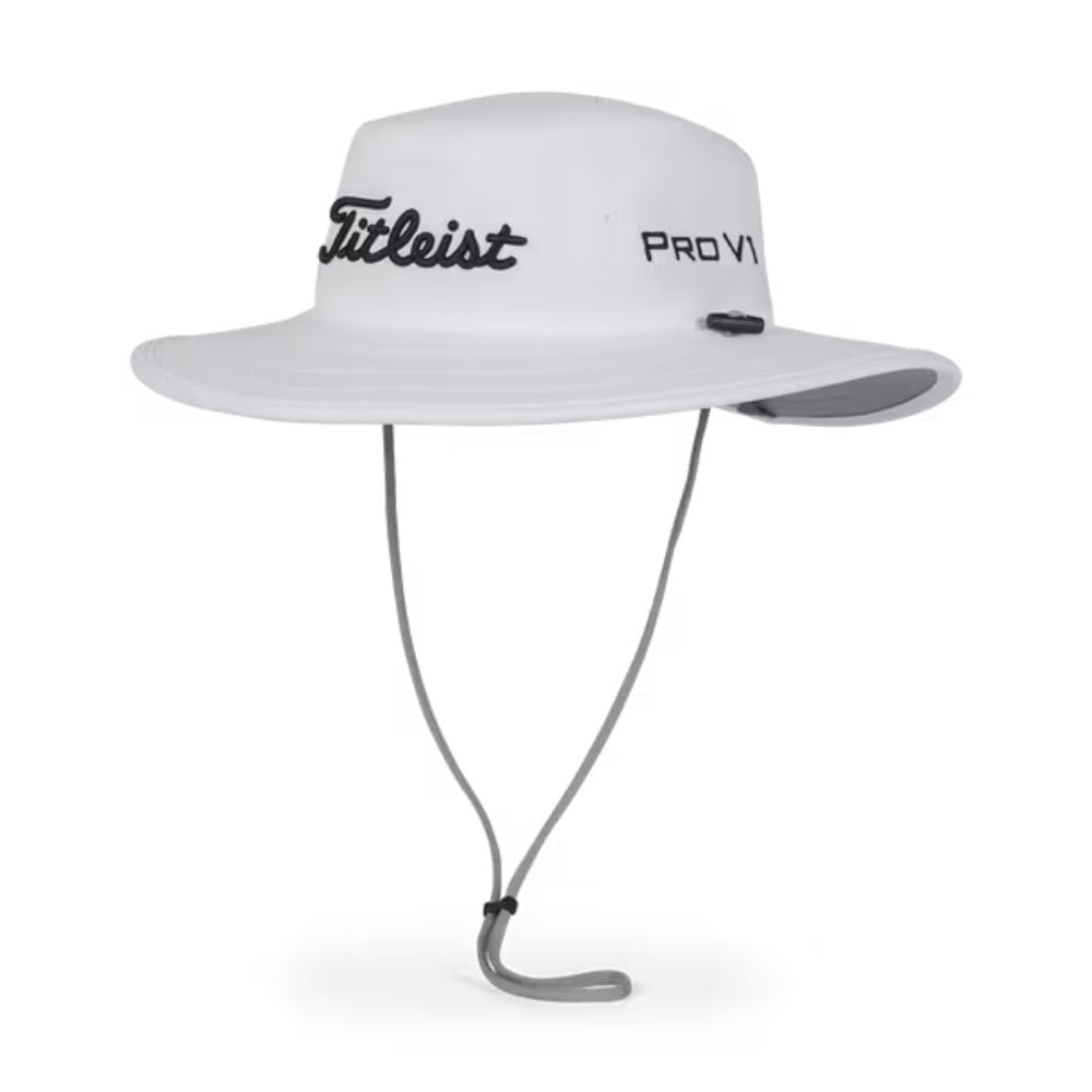 Titleist Tour Aussie Wide Brim Hat - White White