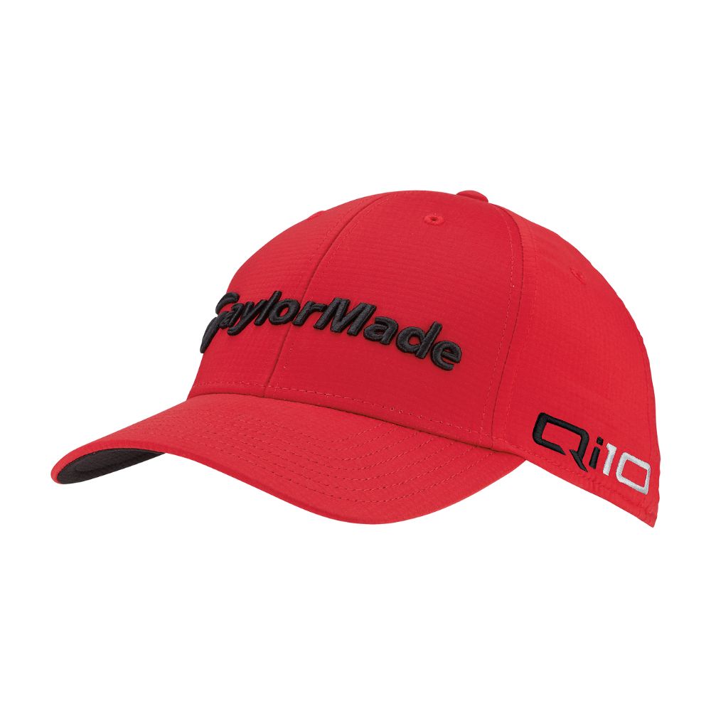 TaylorMade Golf Tour Radar Cap Qi10 TP5 2024 - Red Red  