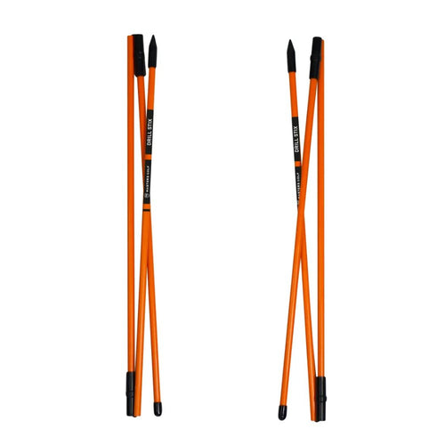 Tri-Fold Drill Stix - Orange Orange