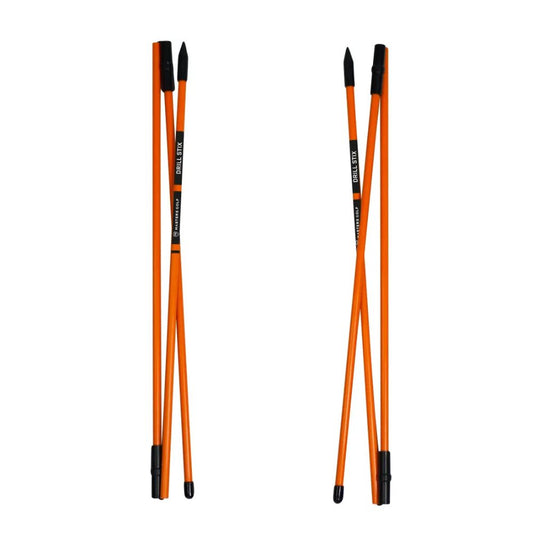 Tri-Fold Drill Stix - Orange Orange