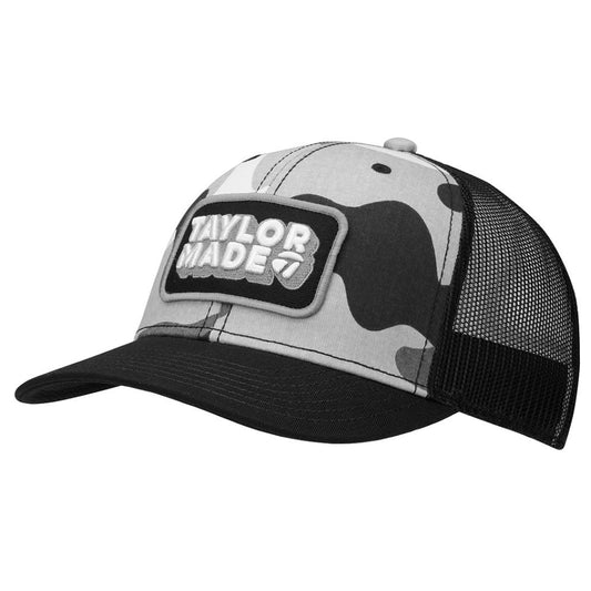 TaylorMade Golf Retro Trucker Cap - Grey Camo Grey / Camo