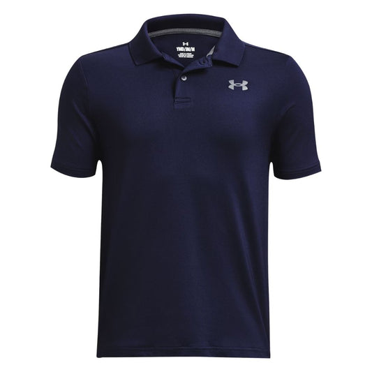 Under Armour Boys Matchplay Junior Golf Polo Shirt 2025 - 1377346-410 Navy 410 M