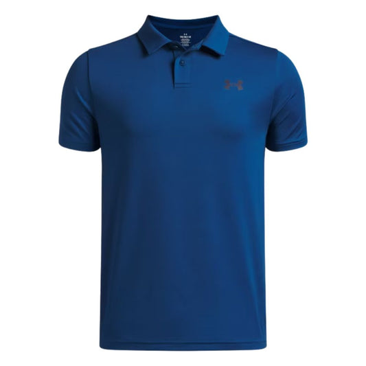 Under Armour Boys Matchplay Junior Golf Polo Shirt 2026 - 6009816-426 Varsity Blue / Midnight Navy M