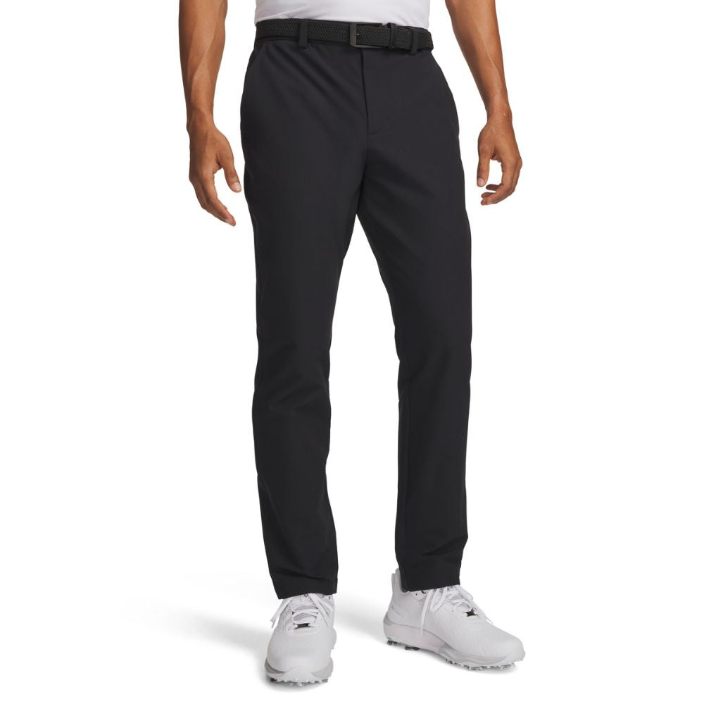 Under Armour Drive CGI Men's Tapered Golf Trousers 2026 - 6013972-001 Black / White 001 W30L32