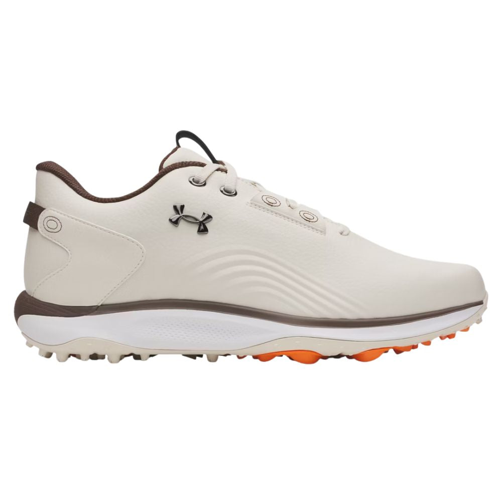 Under Armour Drive Fade 2 Spikeless Men's Golf Shoes 2026 - 6006121-279 Stone / Stone / Metallic Silver 8