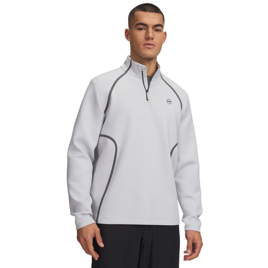 Under Armour Drive Men's 1/4 Zip Golf Midlayer Top 2026 - 6013943-014 Halo Grey / Castle Rock 014 M