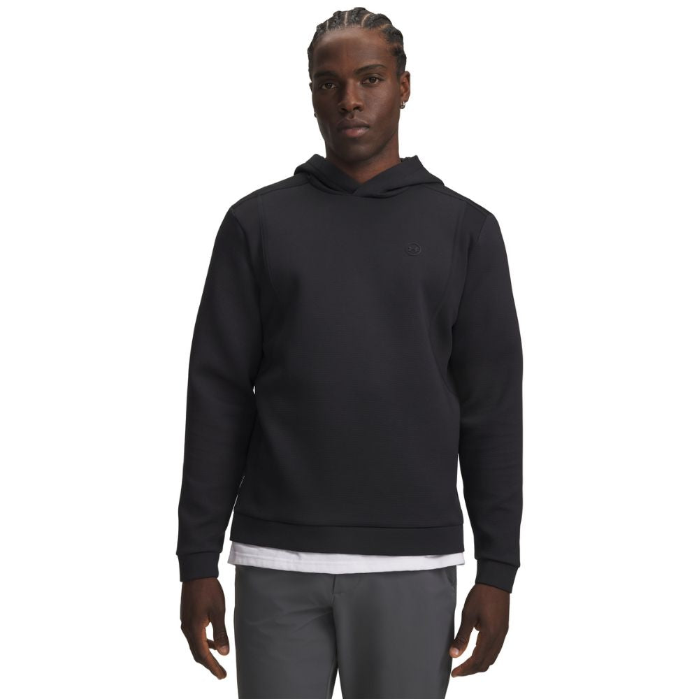 Under Armour Drive Men's Midlayer Golf Hoodie 2026 - 6013946-001 Black / Anthracite / Black 001 M