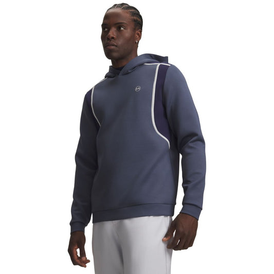 Under Armour Drive Men's Midlayer Golf Hoodie 2026 - 6013946-044 Downpour Grey / Midnight Navy / Halo Grey 044 M