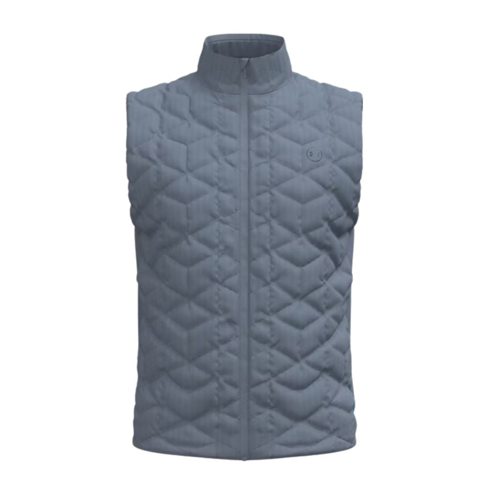 Under Armour Drive Pro Men's Insulated Golf Vest Top 2026 - 6013054-448 Blue Wind / Midnight Navy 448 M