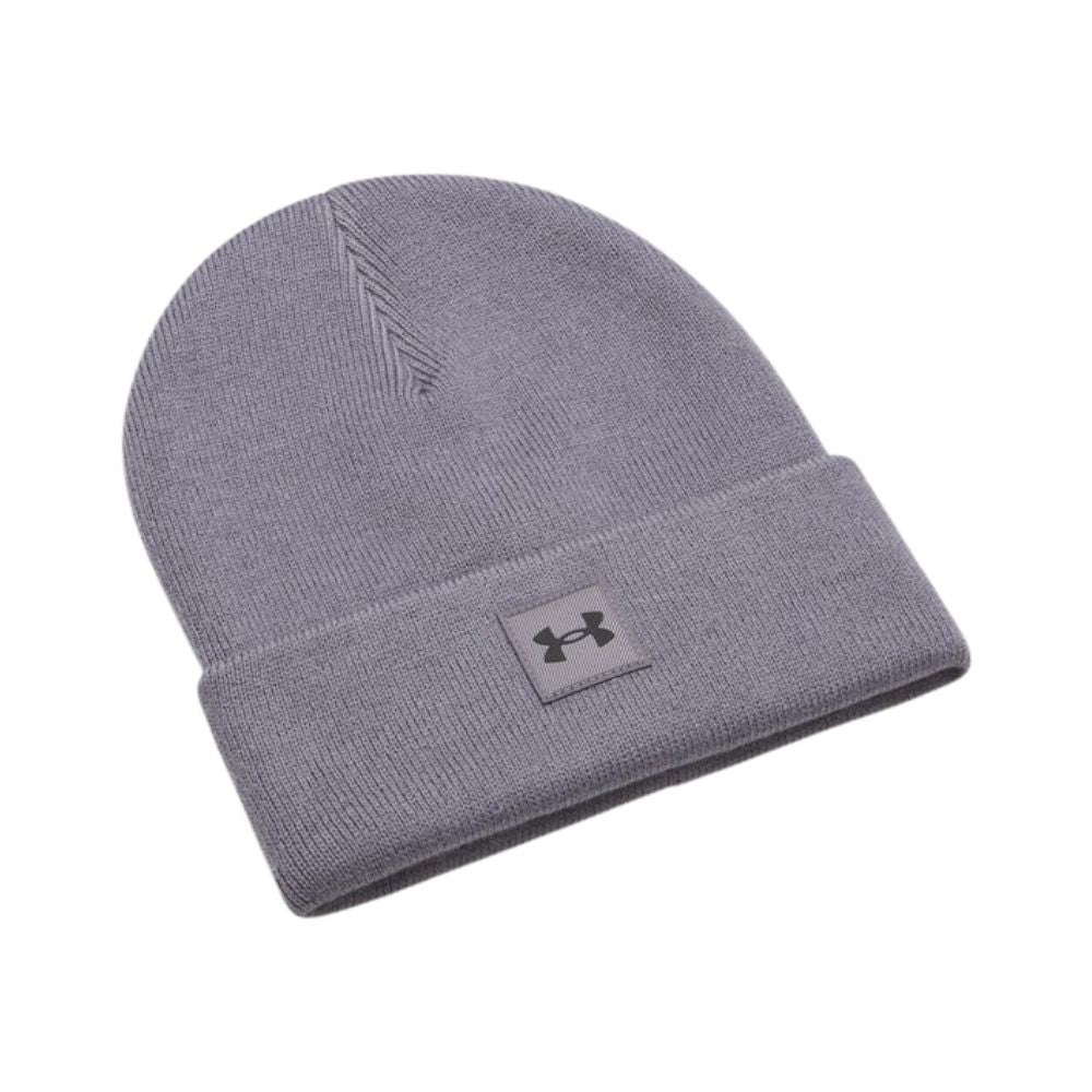 Under Armour Halftime Cuff Beanie Hat 2026 - 1373155-027 Castle Rock / Black 027