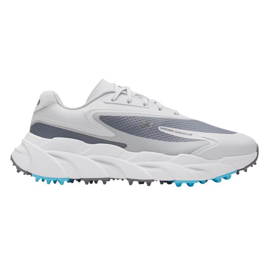 Under Armour Halo Hybrid Spikeless Men's Golf Shoes 2026 - 6009283-014 Halo Grey / Halo Grey / Metallic Black 8