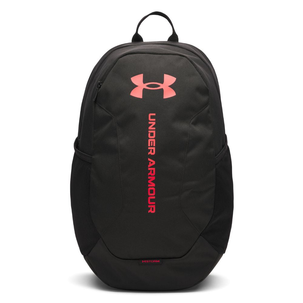 Under Armour Hustle Lite Golf Backpack 2026 - 6000399-002 Black / Racer Red 002