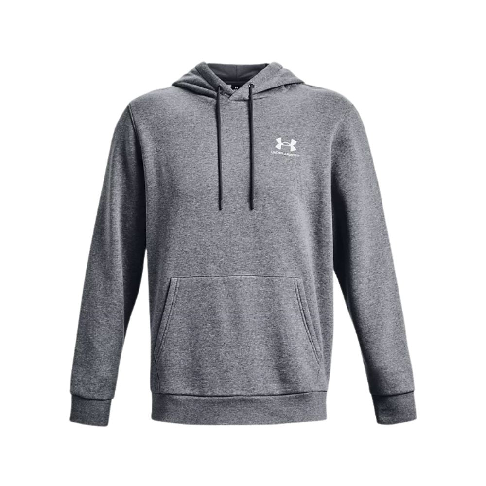 Under Armour Icon Fleece Men's Golf Hoodie 2026 - 1373880-012 Pitch Grey / Medium Heather / White M