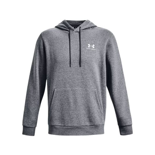 Under Armour Icon Fleece Men's Golf Hoodie 2026 - 1373880-012 Pitch Grey / Medium Heather / White M