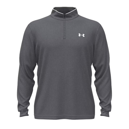 Under Armour Matchplay 1/4 Zip Men's Golf Pullover Top 2026 - 6010892-025 Castlerock / White M
