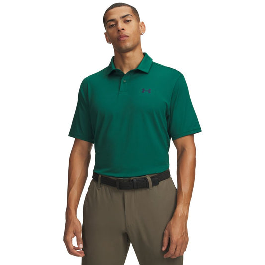 Under Armour Matchplay Men's Golf Polo Shirt 2026 - 6009799-312 Campus Ivy / Academy M